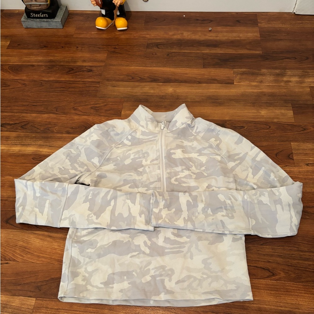Lululemon Athletica Light Blue Camouflage Pullover